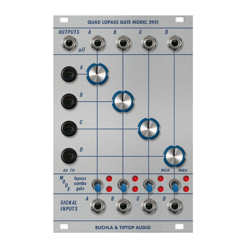 Buchla & Tiptop Audio Quad Lopass Gate Model 292t
